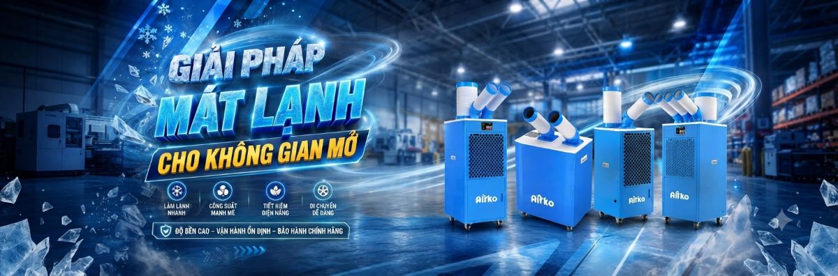 Banner máy lạnh di động Airko