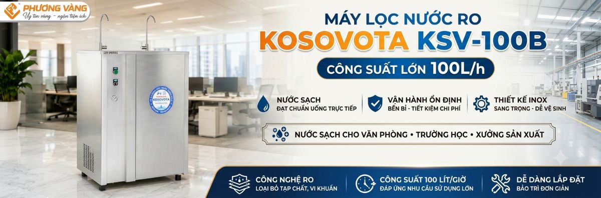 Banner máy lọc nước kosovota ksv-100b