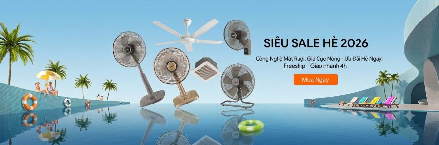 Quạt mát shopee điện máy Phượng Vàng