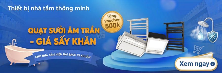 Banner sưởi nhà tắm