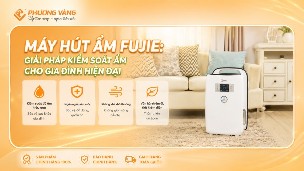 Máy hút ẩm FujiE: Giải pháp kiểm soát ẩm cho gia đình hiện đại