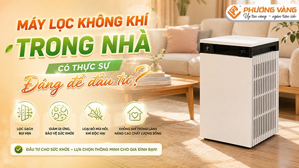 Máy lọc không khí trong nhà có thực sự đáng để đầu tư?