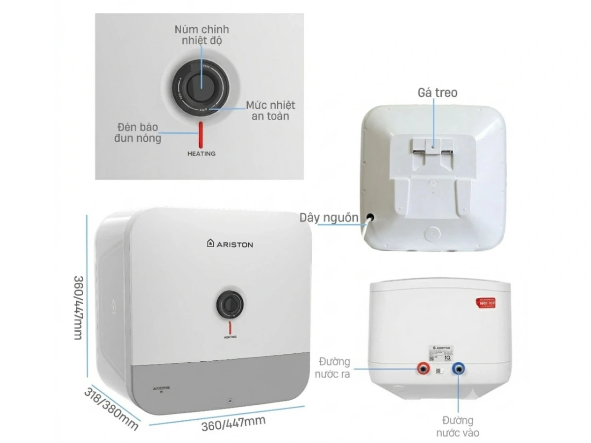 Bình nóng lạnh Ariston AN3 15R VN 15L