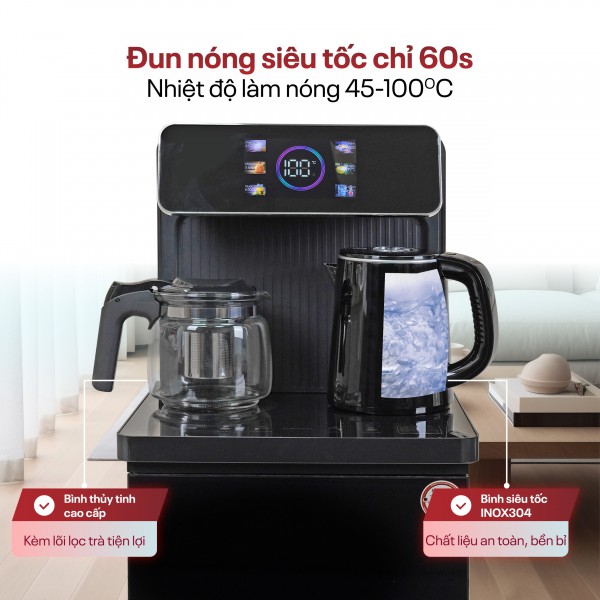 Cây nước nóng lạnh bàn trà Fujihome TB815