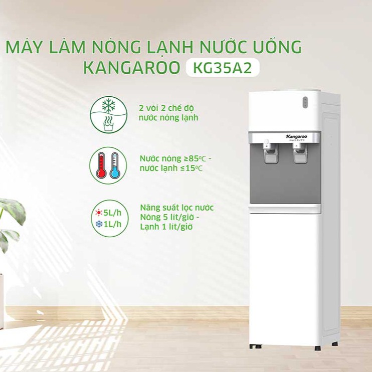 Cây nước nóng lạnh Kangaroo KG35A2 úp bình