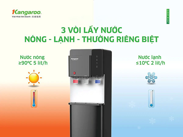 Cây nước nóng lạnh Kangaroo KG699A3 âm bình