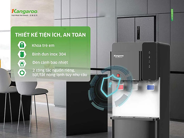 Cây nước nóng lạnh Kangaroo KG699A3 âm bình