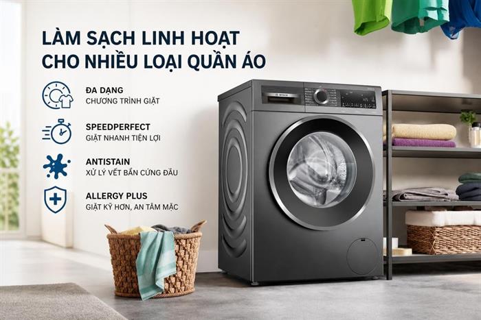 Máy giặt Bosch WGG25401SG 10 kg Inverter