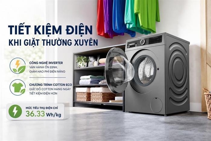 Máy giặt Bosch WGG25401SG 10 kg Inverter