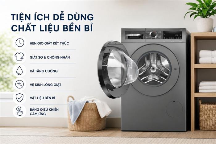 Máy giặt Bosch WGG25401SG 10 kg Inverter