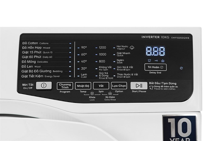 Máy giặt Electrolux EWF1025DQWB 10 kg Inverter