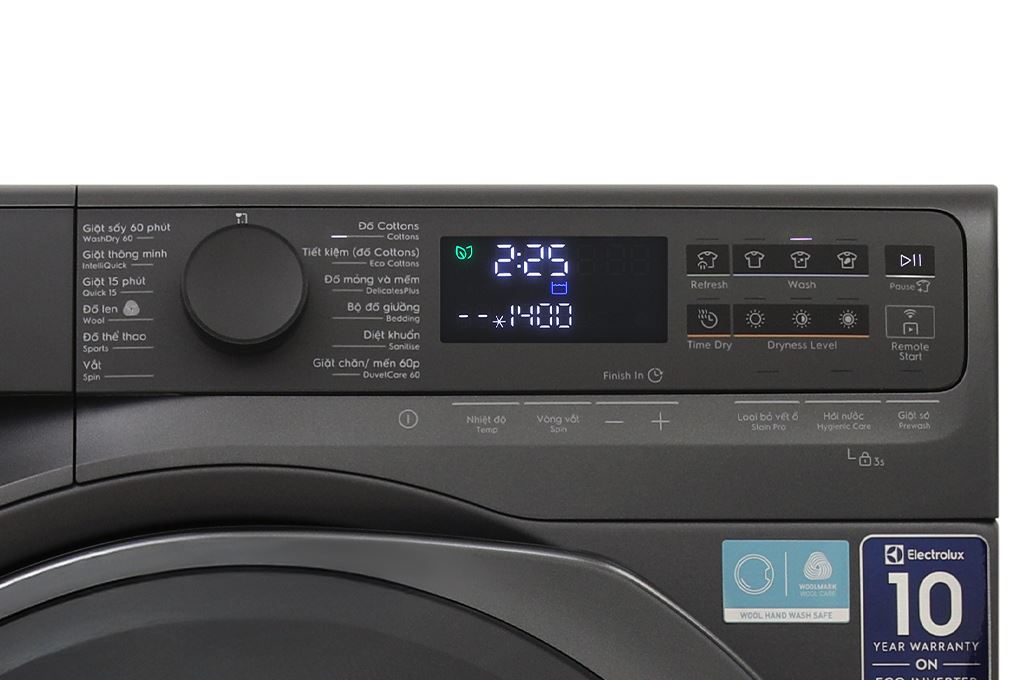 Máy giặt sấy Electrolux EWW1143R7SC Inverter giặt 11 kg - sấy 7 kg