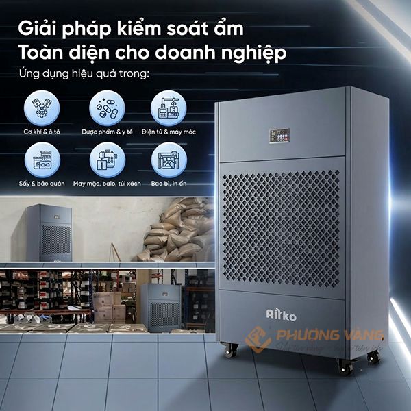 Máy hút ẩm công nghiệp Airko HP-20S (480 lít/ngày)