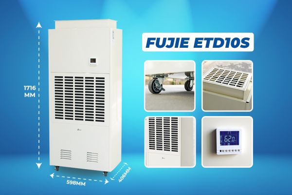 Máy hút ẩm công nghiệp FujiE ETD10S (240 lít/ngày)