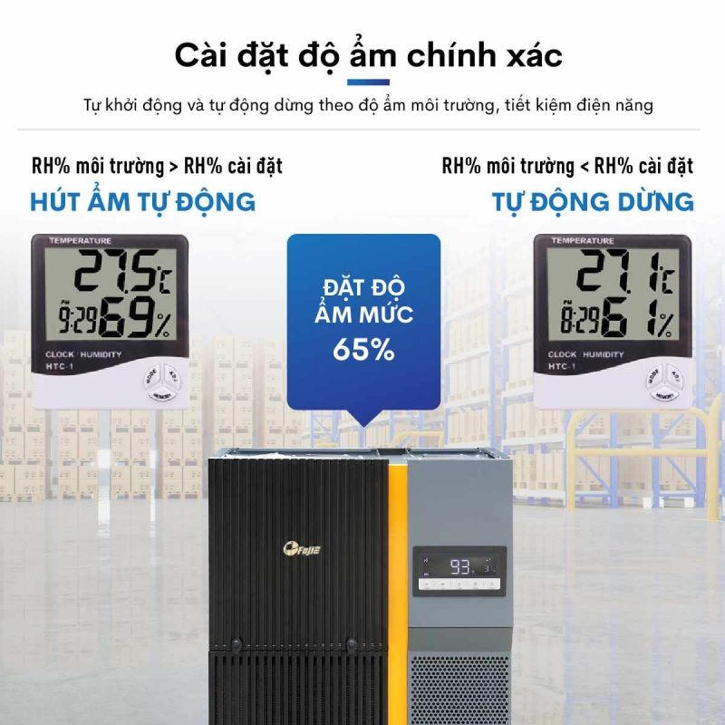 Máy hút ẩm công nghiệp FujiE HM-6240EN (240 lít/ngày)