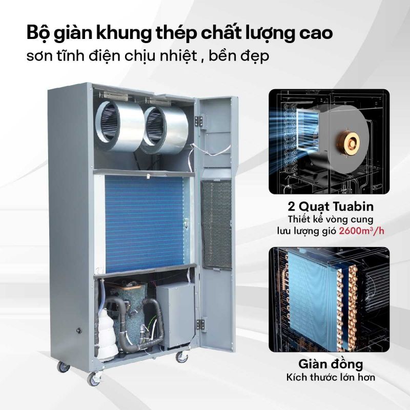 Máy hút ẩm công nghiệp FujiE HM-6240EN (240 lít/ngày)