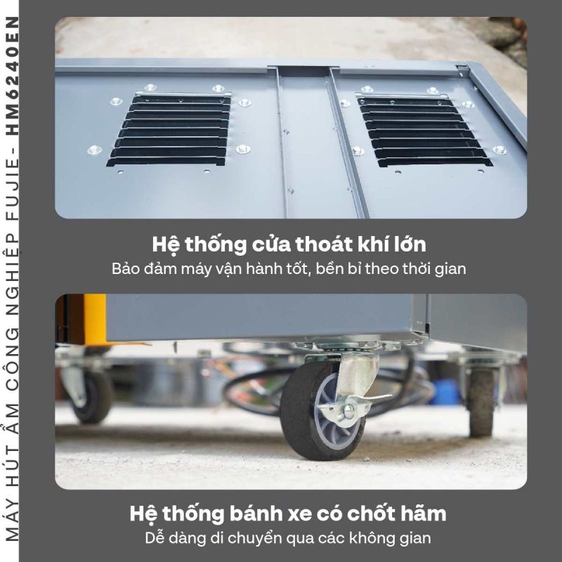 Máy hút ẩm công nghiệp FujiE HM-6240EN (240 lít/ngày)