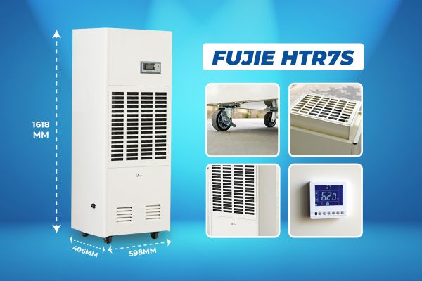 Máy hút ẩm công nghiệp FujiE HTR7S (168 lít/ngày)