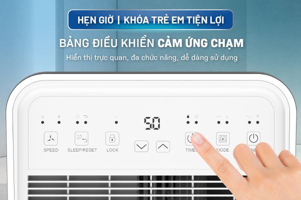 Máy hút ẩm FujiE HM-918EC-N (18 lít/ngày), có wifi