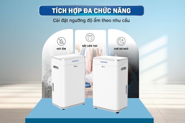 Máy hút ẩm FujiE HM-918EC-N (18 lít/ngày), có wifi