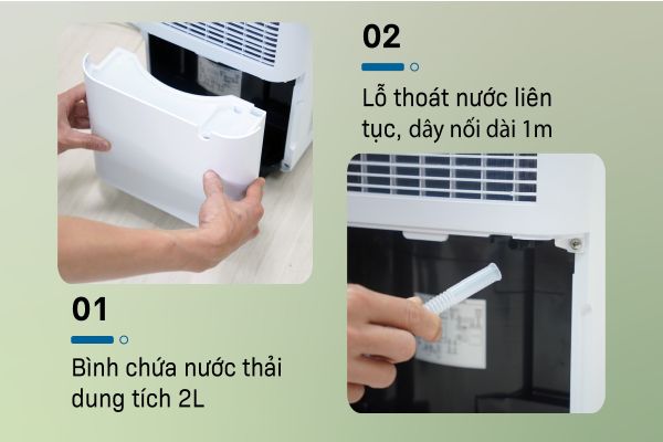 Máy hút ẩm Fujihaia DH12W (12 lít/ngày)