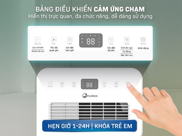 Máy hút ẩm Fujihaia DH18CR (18 lít/ngày)