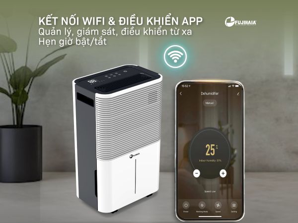 Máy hút ẩm Fujihaia DH25W (25 lít/ngày)
