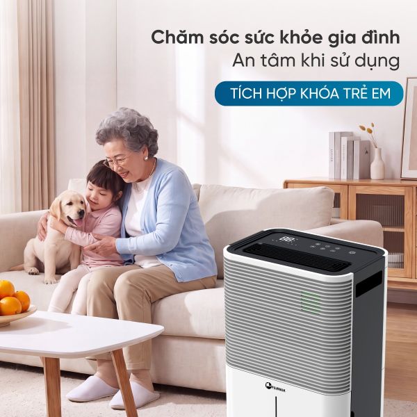 Máy hút ẩm Fujihaia DH25W (25 lít/ngày)