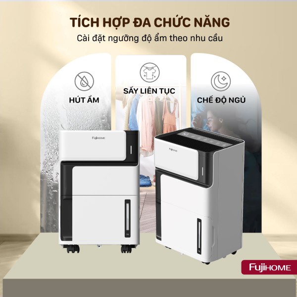 Máy hút ẩm Fujihome DH07 (7 lít/ngày)