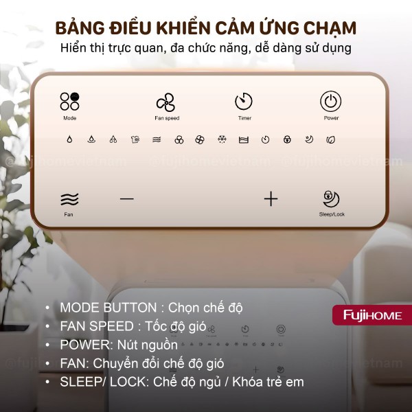 Máy hút ẩm Fujihome DH10 (10 lít/ngày)