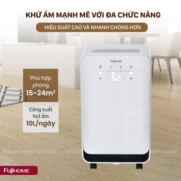 Máy hút ẩm Fujihome DH10 (10 lít/ngày)