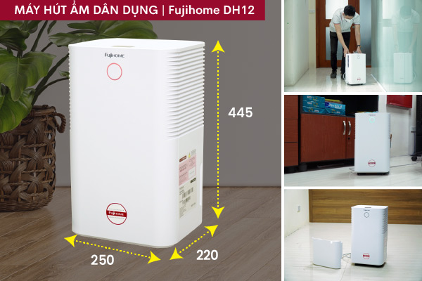 Máy hút ẩm Fujihome DH12 (12 lít/ngày)
