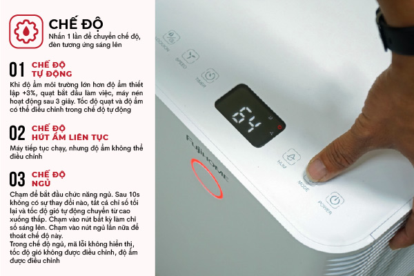 Máy hút ẩm Fujihome DH12 (12 lít/ngày)