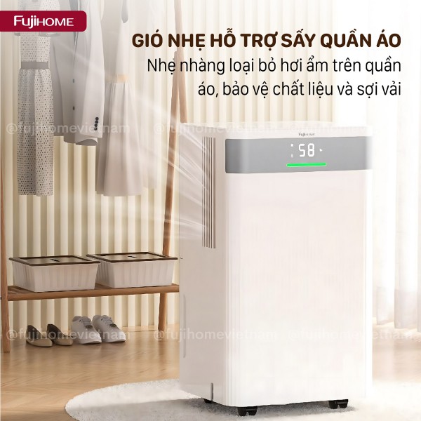 Máy hút ẩm Fujihome DH12NW (12 lít/ngày)