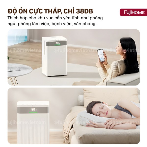 Máy hút ẩm Fujihome DH12NW (12 lít/ngày)