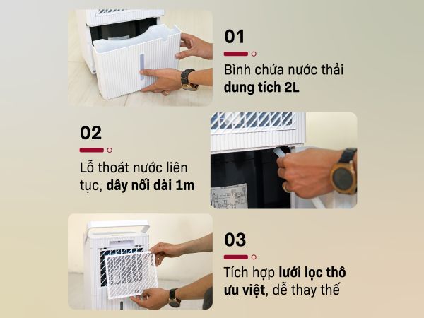 Máy hút ẩm Fujihome DH14 (14 lít/ngày)