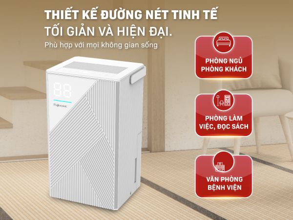 Máy hút ẩm Fujihome DH14 (14 lít/ngày)