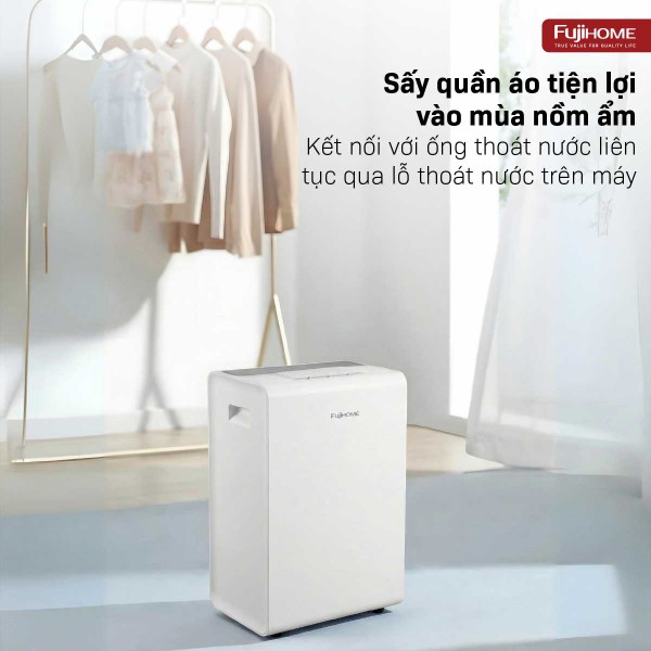 Máy hút ẩm Fujihome DH14W-HEPA (14 lít/ngày)
