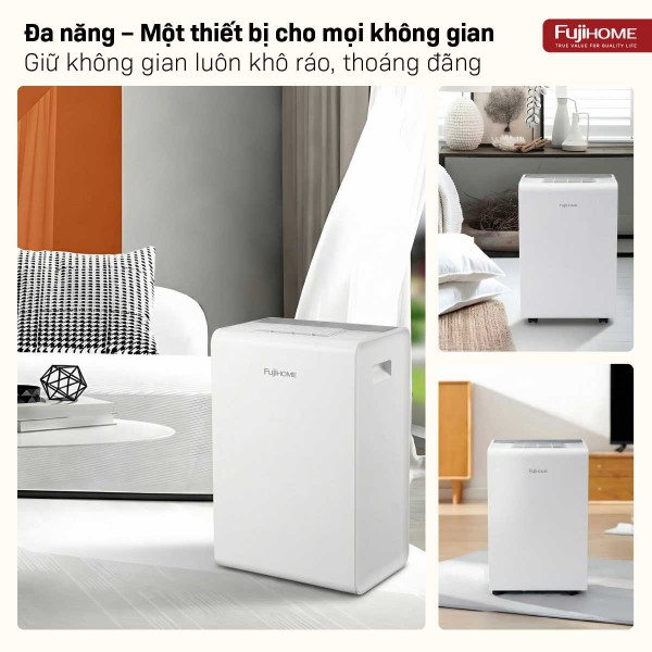 Máy hút ẩm Fujihome DH14W-HEPA (14 lít/ngày)