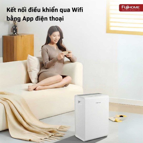 Máy hút ẩm Fujihome DH14W-HEPA (14 lít/ngày)