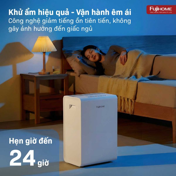 Máy hút ẩm Fujihome DH14W-HEPA (14 lít/ngày)