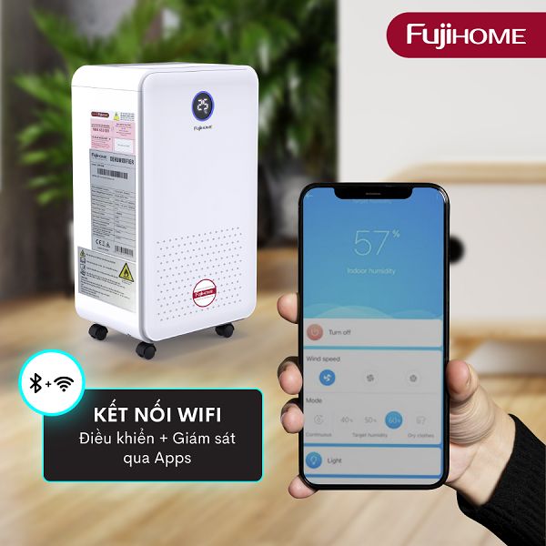 Máy hút ẩm Fujihome DH16W (16 lít/ngày)