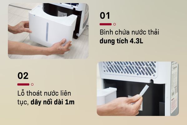 Máy hút ẩm Fujihome DH18W (18 lít/ngày)