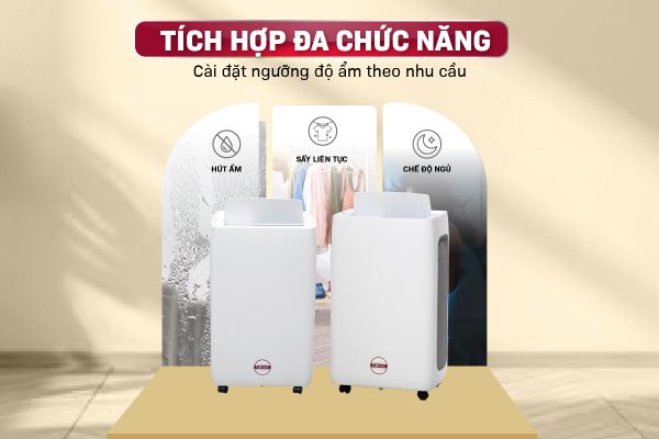 Máy hút ẩm Fujihome DH18W (18 lít/ngày)