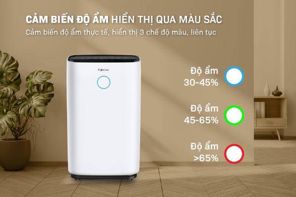 Máy hút ẩm Fujihome DH25W-HEPA (25 lít/ngày)