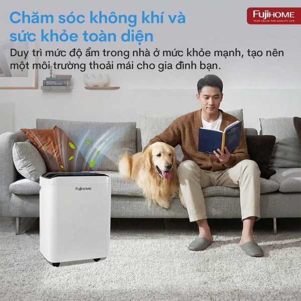 Máy hút ẩm Fujihome DH35W-HEPA (35 lít/ngày)