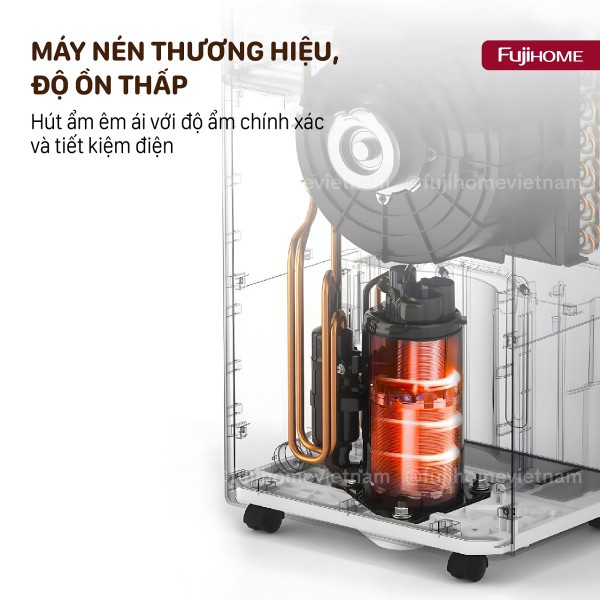 Máy hút ẩm Fujihome DH60W-HEPA (60 lít/ngày)
