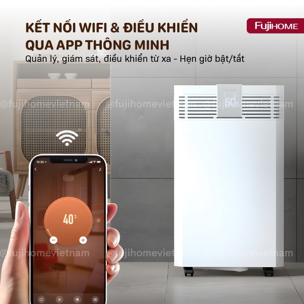 Máy hút ẩm Fujihome DH60W-HEPA (60 lít/ngày)