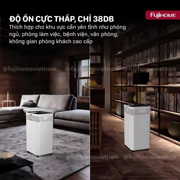 Máy hút ẩm Fujihome DH60W-HEPA (60 lít/ngày)