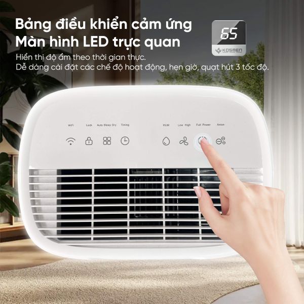 Máy hút ẩm Kosmen KM-25N (25 lít/ngày), có wifi